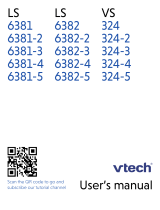 VTech LS6381-4 User manual