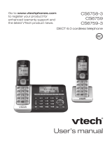 VTech CS6759 User manual