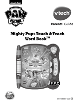 VTech PAW Patrol Mighty Pups Touch & Teach Word Book Owner's manual