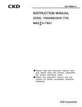 CKD M4GA4・M4GB4-T6G1 Series(CC-Link) User manual
