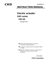 CKD KBX-60(Straight) User manual