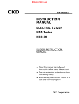 CKD KBB-30 Series User manual