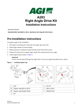 AGI HX 10 Right Angle Drive Assembly Manual