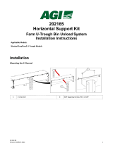 AGI EasyFlow2 U-Trough Horizontal Support Assembly Manual