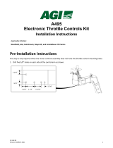 AGI A495 UTX Electronic Throttle Controls Kit Owner's manual