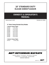 AGI 10'' Standard Duty Klean Sweep Auger Owners & Operators Manual