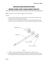 AGI Grain Pump Loop Chain Inspection Kit Installation guide