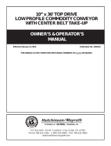 AGI 10'' x 36' Top Drive Low Profile Commodity Conveyor Owners & Operators Manual