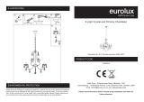 Eurolux 6LT Chandelier 560mm Chrome Owner's manual