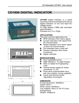 CD Automation CD1800 User manual