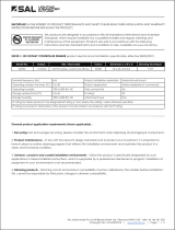 SAL 1-1DC DIMMING CONTROLLER SDF30 Installation guide