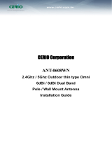 Cerio ANT-0608WN Installation guide