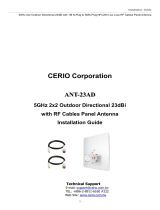 Cerio ANT-23AD Installation guide