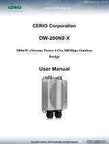 Cerio OW-200N2-X User manual