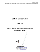 Cerio ANT-12A Installation guide