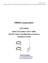 Cerio ANT-10AO Installation guide