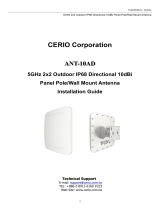 Cerio ANT-10AD Installation guide
