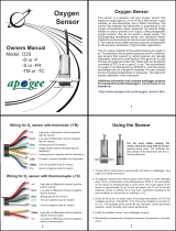 apogee INSTRUMENTS O2S-F Owner's manual