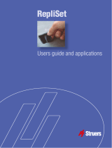 Struers RepliSet User manual