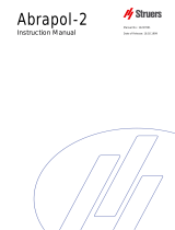 Struers AbraPol-2 User manual