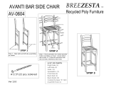 Breezesta Avanti Bar Side Chair Assembly Instructions