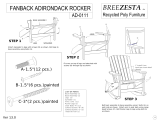 Breezesta Fanback Adirondack Rocker Assembly Instructions