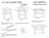 BreezestaRectangular Counter Table