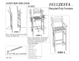 Breezesta Avanti Bar Chair Assembly Instructions
