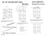 BreezestaSquare Bar Table