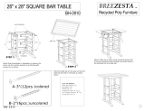 BreezestaSquare Bar Table