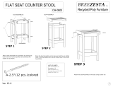 BreezestaFlat Seat Counter Stool