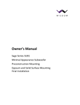 Wisdom Sub1 Owner's manual