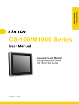 Cincoze CS-100 / M1000 Series Owner's manual