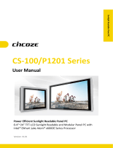 Cincoze CS-100 / P1201 Series Owner's manual