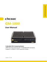 Cincoze GM-1000 Series Owner's manual