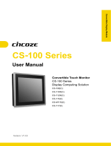 Cincoze CS-100 Series Owner's manual