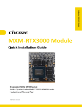 Cincoze MXM-RTX3000 Quick Installation Guide