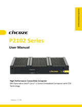 Cincoze P2102 Series Owner's manual
