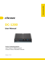 Cincoze DC-1200 Series Owner's manual