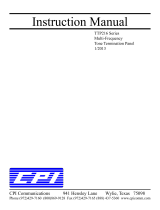 CPI TTP216 Owner's manual