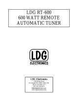 LDG Electronics RT/RC-600 Owner's manual
