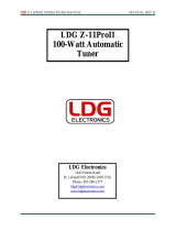 LDG Electronics Z-11ProII Owner's manual