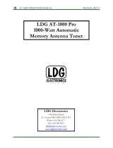 LDG Electronics AT-1000Pro Owner's manual