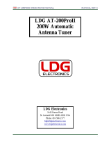 LDG Electronics AT-200PROII Owner's manual