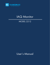 Kanomax 2212 User manual