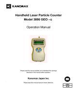 Kanomax 3886 User manual