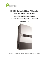 CPS SC14KTL-DO User manual