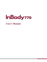 inbody 770 Owner's manual