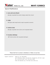 Watec WAT-1200CS User manual