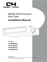 Cooper & Hunter CH-M12DTUI Installation guide